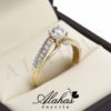 Anillo de compromiso oro 14k diamantes sdiam-083