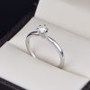 Anillo de compromiso Oro 14k diamantes sdiam-004