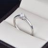 Anillo de compromiso Oro 14k diamantes sdiam-014