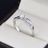Anillo de compromiso Oro 14k diamantes sdiam-032