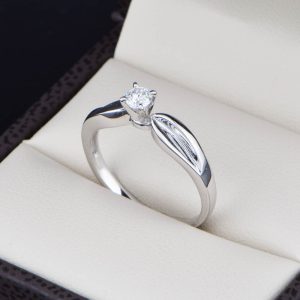 Anillo de compromiso Oro 14k diamantes sdiam-032