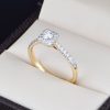 Anillo de compromiso Oro 14k diamantes sdiam-033