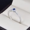 Anillo de compromiso Oro 14k diamantes sdiam-042