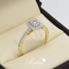 Anillo de compromiso Oro 14k diamantes sdiam-081