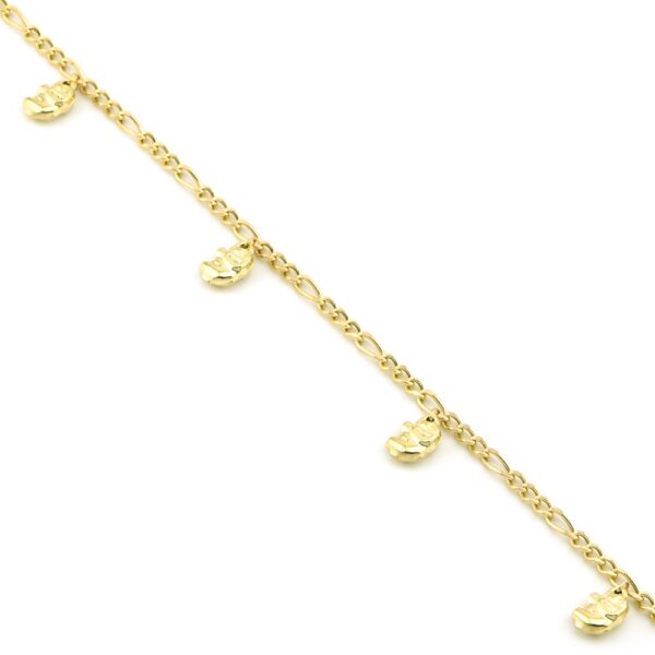 Tobillera de oro 14k Joyeria Alahas TOBO-003