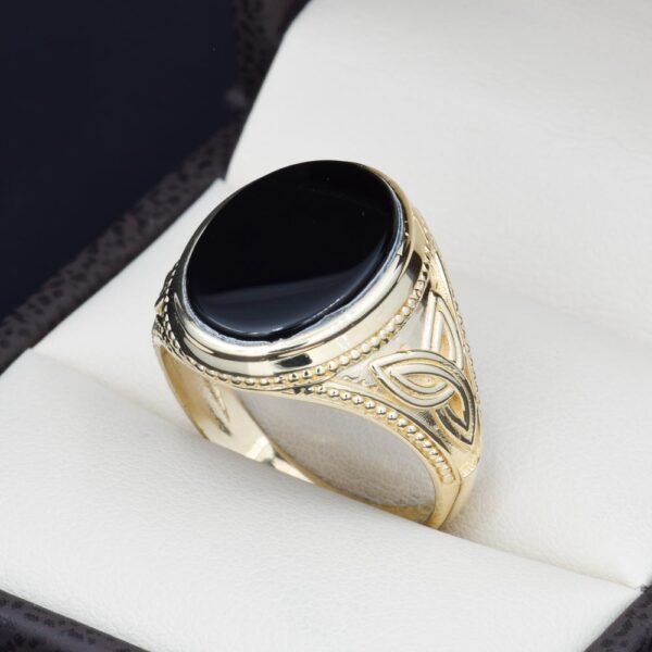 Anillo Oro 14k zirconias Joyeria Alahas Ano-017