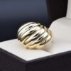 Anillo Oro 14k zirconias Joyeria Alahas Ano-024