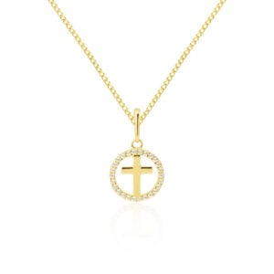 Cadena con dije oro 14k ccdo-048