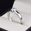 Anillo de compromiso en plata 925 abps-048