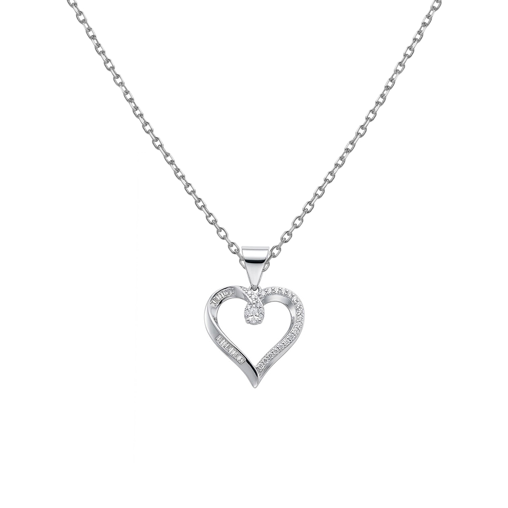 Cadena con dije plata 925 para mujer CDPM-050