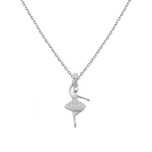Cadena con dije  plata 925 para mujer CDPM-054