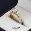 Duo de boda oro 14k Joyeria Alahas do-066