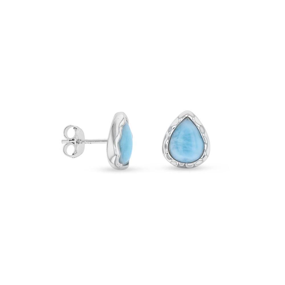 Arete Plata 925 Larimar Joyeria Alahas ARTPL-012