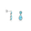 Arete Plata 925 Larimar Joyeria Alahas ARTPL-013