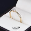 Anillo de Compromiso Oro 14k con diamantes SDIAM-090