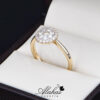 Anillo de Compromiso Oro 14k con diamantes SDIAM-098