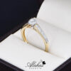 Anillo de Compromiso Oro 14k con diamantes SDIAM-117