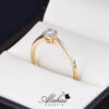 Anillo de Compromiso Oro 14k con diamantes SDIAM-131