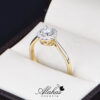 Anillo de Compromiso Oro 14k con diamantes SDIAM-136