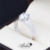 Anillo de compromiso oro 14k con zirconias soloz-172