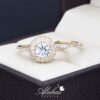 Duo de boda oro 14k joyeria alahas do-078