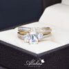 Duo de boda oro 14k joyeria alahas do-080