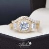 Duo de boda oro 14k joyeria alahas do-100
