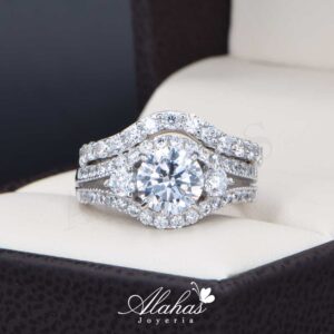 Duo de boda oro 14k joyeria alahas do-101