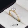 Anillo de compromiso oro 14k con zirconias Joyeria Alahas soloz-226