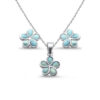 Set en plata 925 con Larimar Alahas SPL-008