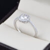Anillo de compromiso Plata 925 con zirconias Joyeria Alahas ABPS-002