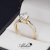 Anillo de compromiso Oro 14k con Zirconias Joyeria Alahas soloz-237
