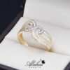 Anillo de promesa Oro 14k y Zirconias Joyeria Alahas ANO-075