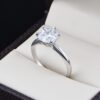 Anillo de promesa en Plata 925 con zirconias Joyeria Alahas ABPS-003
