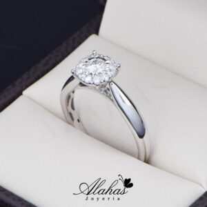 Anillo de compromiso en Oro 14k con diamantes Joyeria Alahas sdiam-173