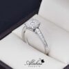 Anillo de compromiso en Oro 14k con diamantes Joyeria Alahas sdiam-175