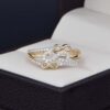 Anillo de Oro 14k con zirconias ANO-084