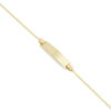 Guillo en Oro 14k con placa para bebe Joyeria Alahas GOB-016