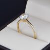 Anillo de compromiso Oro 14k y zirconias Joyeria Alahas SOLOZ-269