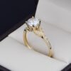 Anillo Compromiso Oro 14k Zirconias Joyeria Alahas Soloz-278