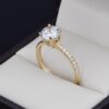 Anillo Compromiso Oro 14k Zirconias Joyeria Alahas Soloz-279