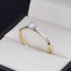 Anillo compromiso Oro 14k Diamantes Joyeria Alahas SDIAM-183