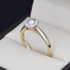 Anillo compromiso Oro 14k Diamantes Joyeria Alahas SDIAM-197