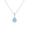 Cadena en Larimar Plata 925 Joyeria Alahas CDPM-070
