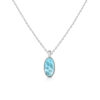Cadena en Larimar Plata 925 Joyeria Alahas CDPM-074
