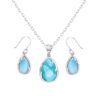 Set Larimar en Plata 925 Joyeria Alahas SP-064