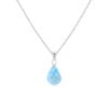 Cadena en Larimar Plata 925 Joyeria Alahas cdpl-014