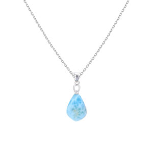 Cadena en Larimar Plata 925 Joyeria Alahas cdpl-014