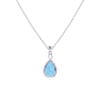Cadena en Larimar Plata 925 Joyeria Alahas cdpl-016