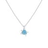 Cadena en Larimar Plata 925 Joyeria Alahas cdpl-019